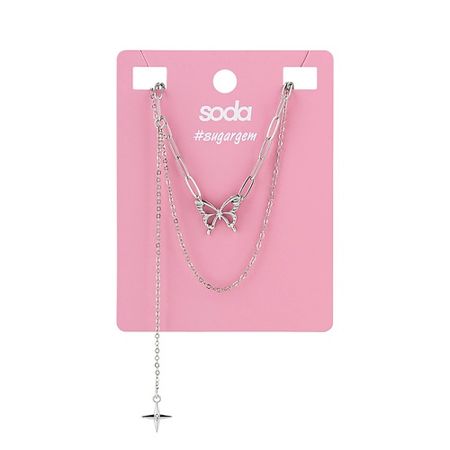 Ожерелье SODA Ожерелье BUTTERFLY #sugargem христианское ожерелье с крестом htisok