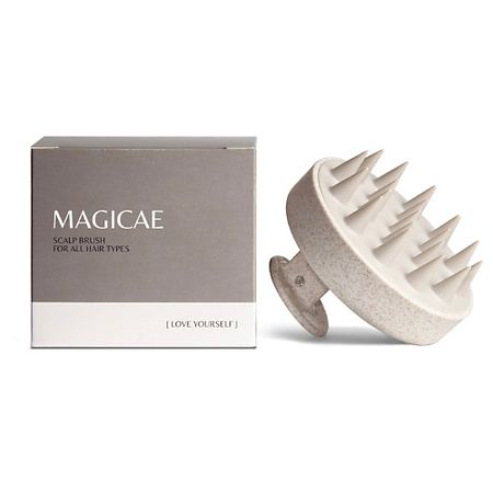 Щетка для волос MAGICAE Щетка для массажа головы и мытья волос щетка 20см для мытья авто с поролоном и сгоном