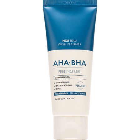Пилинг для лица NEXTBEAU Отшелушивающий пилинг-гель с AHA/BHA кислотами для проблемной кожи Wish Planner moterm weeks elite planner cover из