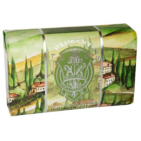 Мыло твердое LA FLORENTINA Мыло Silver Cypress. Серебристый кипарис мыло твердое la florentina изысканный пион италия 106 г