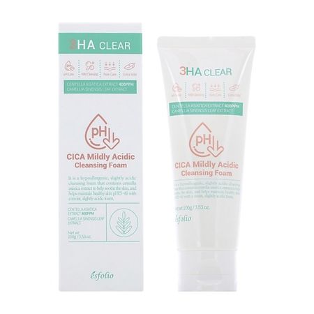 Пенка для умывания ESFOLIO Пенка для умывания средне-кислотная с экстрактом центеллы азиатской пенка для умывания esfolio с экстрактом лаванды 150 г