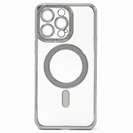 Чехол для телефона HIZA Чехол на iPhone 16 Pro с магнитом MagSafe diyphone трафареты для реболлинга iphone