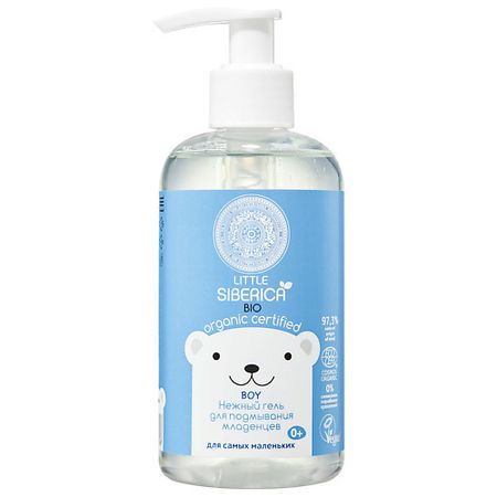 Гель для интимной гигиены NATURA SIBERICA Нежный гель для подмывания младенцев (для мальчиков) Little Siberica гель для подмывания непоседа   300 мл