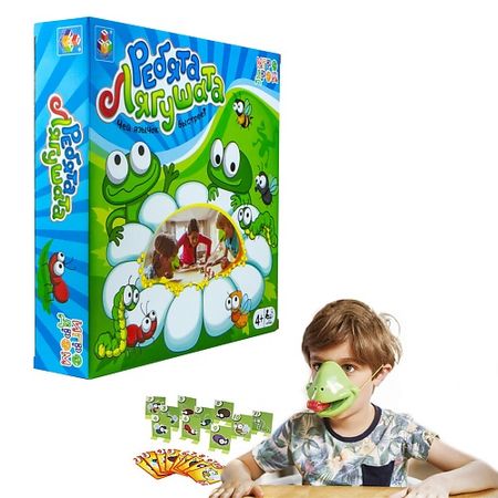 Мягкая игрушка 1TOY Настольная игра Ребята Лягушата