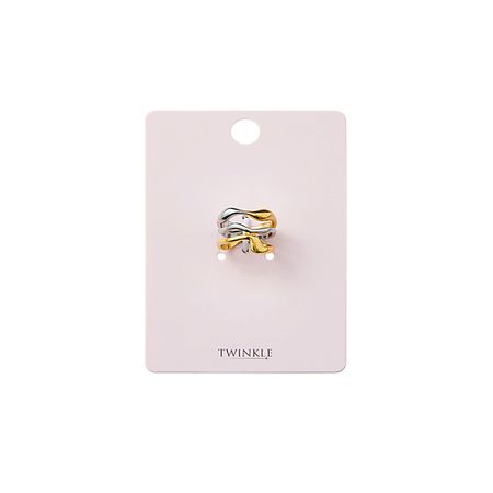 Набор колец TWINKLE Набор колец Bicolor free form кафф bicolor double cuffs