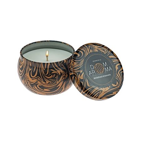 Свеча ароматическая DOM AROMA Свеча ароматическая Янтарная комната