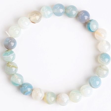 Браслет AGAT-ILONA Браслет из агата в подарочном мешочке резная статуя льва из моха агата