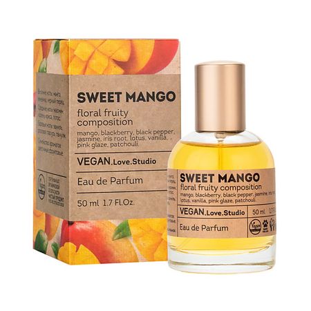 Парфюмерная вода VEGAN.LOVE.STUDIO Парфюмерная вода женская Sweet Mango парфюмерная carner barcelona sweet william