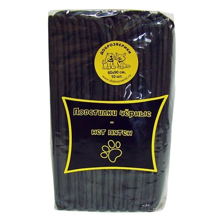 Пеленка для животных ДОБРОЗВЕРИКИ Пеленки одноразовые впитывающие для животных, с суперабсорбентом, 60х90 см