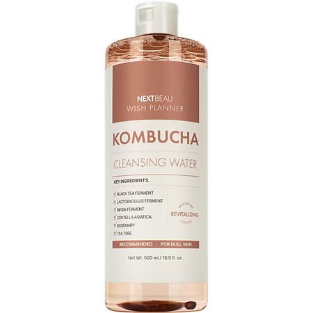 Мицеллярная вода NEXTBEAU Мицеллярная вода с комбучей, пробиотиками и экстрактом чайного дерева Wish Planner moterm weeks elite planner cover из