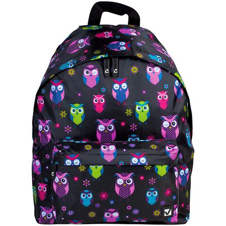 Рюкзак BRAUBERG Рюкзак сити-формат Совы миниатюрная статуэтка совы из канифоли