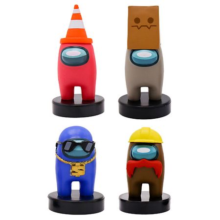 Набор детский AMONG US Набор фигурок-штампиков 3 серия (герой с усами) из 6 миниатюрных стеклянных фигурок курочек jssmtlp