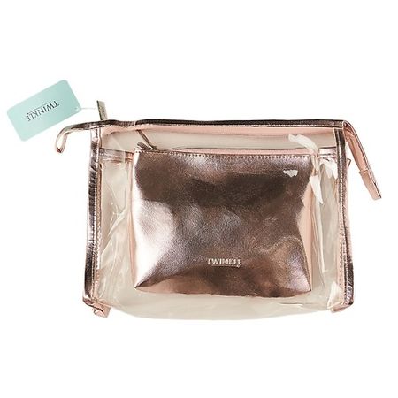 Косметичка ЛЭТУАЛЬ TWINKLE Косметичка Set of 2 Rose Gold