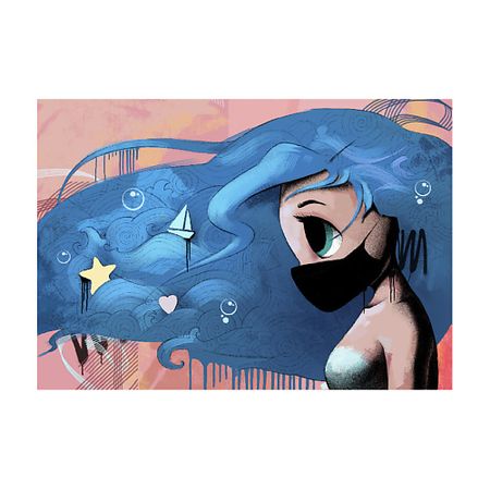 Постер MORIKI DORIKI Постер Лана постер hangin scroll