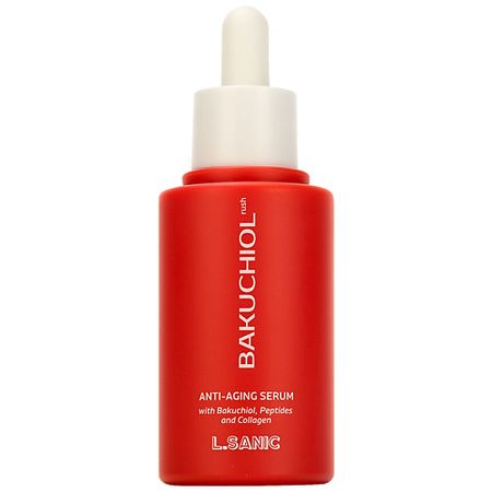 Сыворотка для лица LSANIC Сыворотка антивозрастная омолаживающая с бакучиолом, пептидами и коллагеном крем для лица irvida крем лифтинг для лица с пептидами коллагеном и бакучиолом