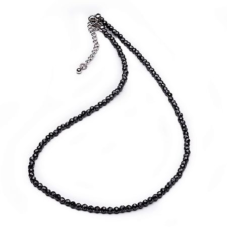 Колье MILETTA Чокер блестящий циркон черный на шею из натуральных камней jrealmer   точилных камней xebec 8 шт