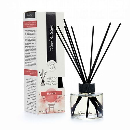 Аромадиффузор BOLES D'OLOR Диффузор с палочками Весенняя сакура Edition Hanami (Black Edition)