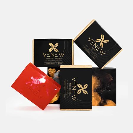 Мыло твердое VENEW Мыло ручной работы туалетное парфюмированное набор 6 шт yixing ручной работы фиолетовый глиняный чайник 130 мл