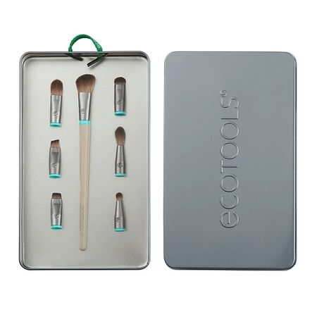 Набор кистей ECOTOOLS Набор кистей для макияжа глаз (7 сменных насадок и 1 ручка) EcoTools Interchangeables Total Renewal Eye Kit 1 пара сменных насадок омывателя фар для audi a4 b6 2001 2005 8e0955275d 8e0955276d