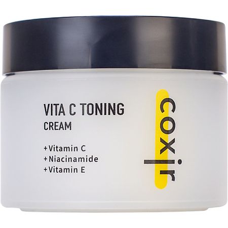 Крем для лица COXIR Крем с ниацинамидом и витамином С для сияющей ровной кожи Vita C Toning