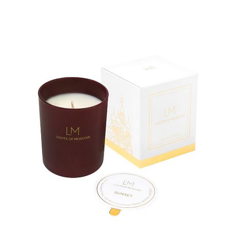 Свеча ароматическая LIGHTS OF MOSCOW Свеча ароматическая, Sunset