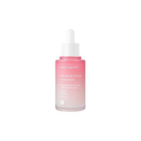 Сыворотка для лица FACE REPUBLIC Сыворотка для лица придающая сияние с розовой водой Blooming forever rose serum крем для лица deoproce питательный крем для лица и тела с ледниковой водой
