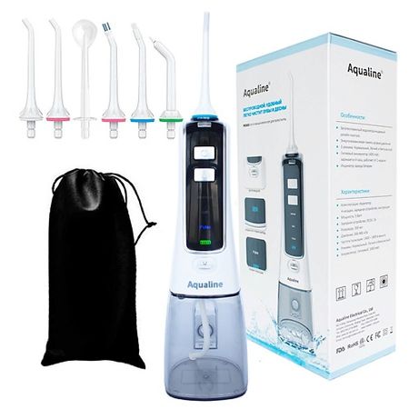 Ирригатор AQUALINE Портативный ирригатор для полости рта портативный фонарик heinast 8 режимов