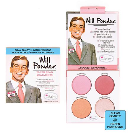 Палетка THEBALM Палетка румян для лица Will Powder хру ный музыкальный подарок will