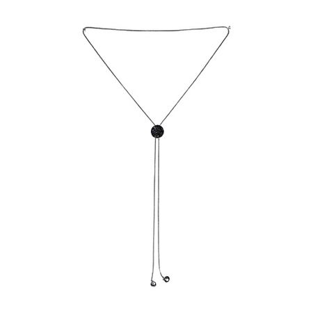 Подвеска с цепочкой AMANTE CRYSTAL Подвеска IREN jet утяжка