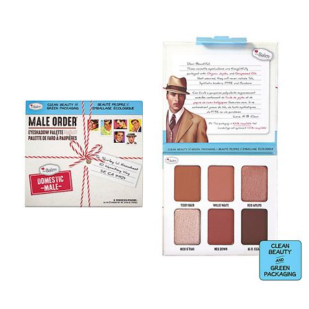 Палетка THEBALM Палетка теней MALE ORDER Domestic Male jrready deutsch dt комплект контактов 16 solid contacts male 0460 215 16141 female 0462 209 wre14 16141 pair