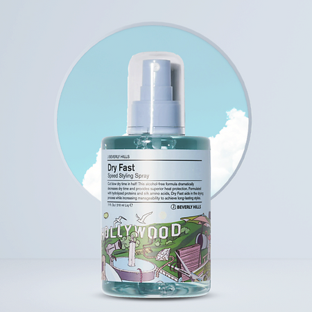 Спрей для укладки волос J BEVERLY HILLS Спрей термозащитный для быстрой укладки Dry Fast gaqqee модуль быстрой зарядки 5в 3а