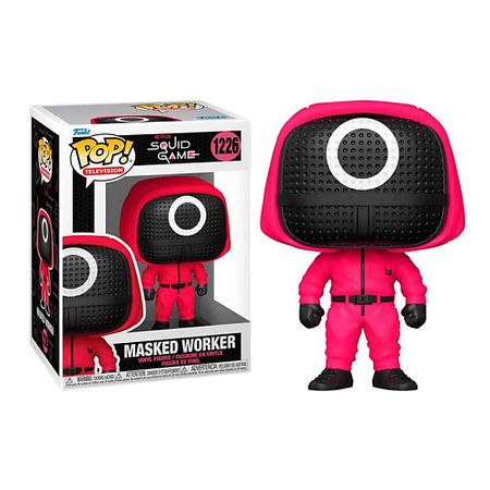 Интерактивная игрушка FUNKO Фигурка Squid Game Masked Worker, 10см