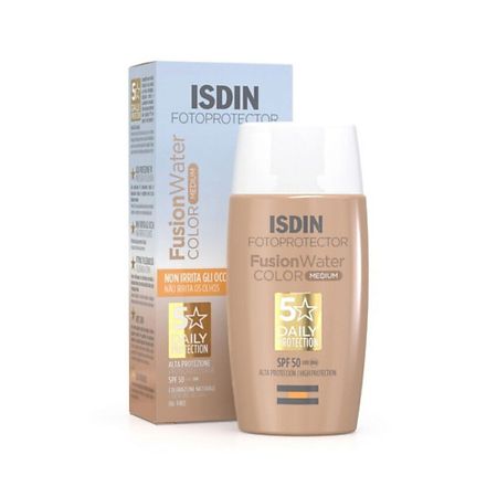 Солнцезащитный крем для лица ISDIN Солнцезащитное средство с цветом Medium Spf 50