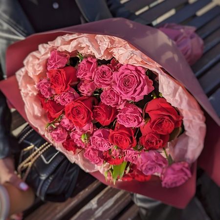 Букет живых цветов MADE KRIS Сборный букет 