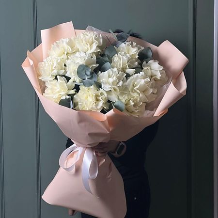 Букет живых цветов PION KLD Букет Белое Царство