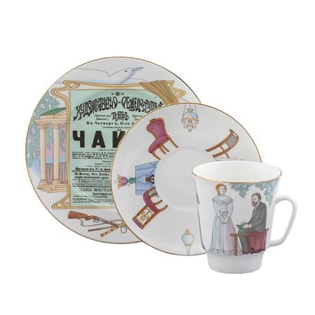 Набор посуды ИМПЕРАТОРСКИЙ ФАРФОРОВЫЙ ЗАВОД Комплект кофейный  