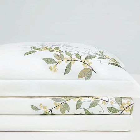 Комплект постельного белья ARYA HOME COLLECTION Постельное Белье Deluxia Сатин с Вышивкой 2 Сп. 200x220 Timid шифоновая занавеска tounw белая с очной вышивкой