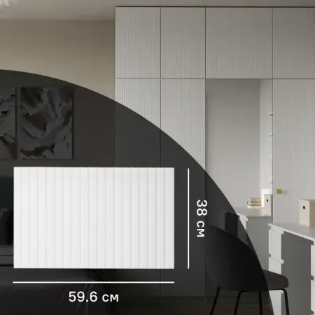 Дверь для шкафа Лион Висла 59.6x38x1.6 см МДФ цвет белый 20 шт светодиодные модули hviero 5054 белый теплый белый 12в