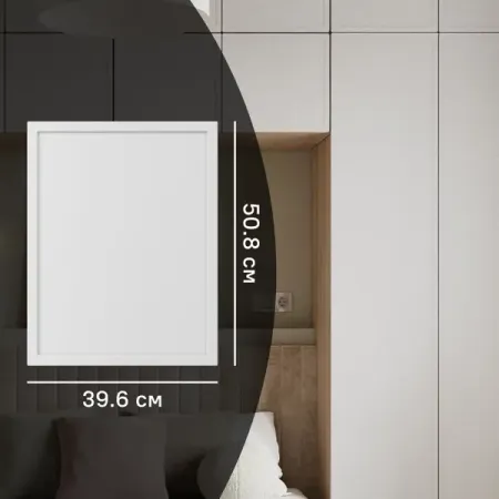 Дверь для шкафа Лион Амьен 39.6x50.8x1.6 см МДФ цвет белый 20 шт светодиодные модули hviero 5054 белый теплый белый 12в