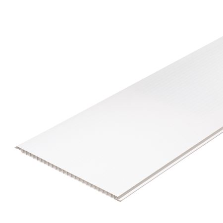 Панель ПВХ 250х3000х9 мм Stella бесшовная матовая белая 0,75 кв.м
