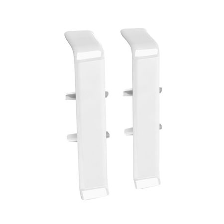 Соединитель Идеал Деконика 70 мм белый глянец Г-профиль (2 шт.) кабель reason белый для соединения гирлянд 2 м