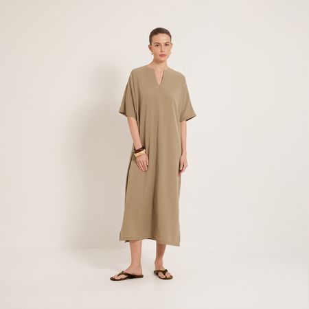 Платье Вдохновение/Respiro, серо-зеленое