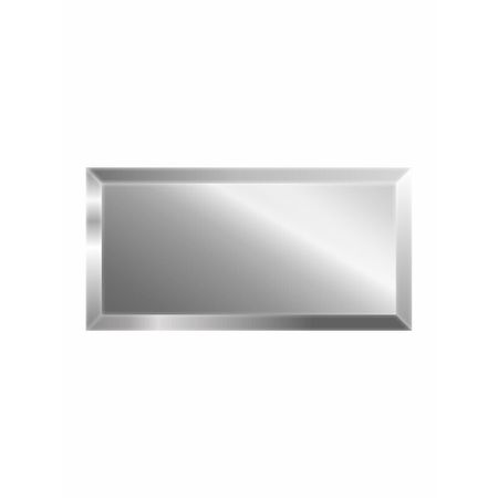 Плитка зеркальная прямоугольная 300х150х4 мм Continent серебряная с фацетом (4 шт.=0,18 кв.м) текстипион зеркальная струнная занавеска для двери 1 шт