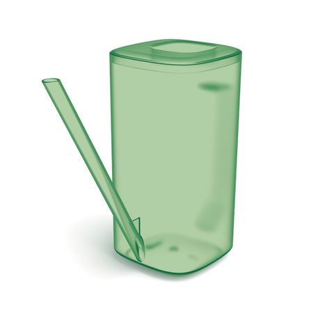 Лейка Prosperplast Tubi 1.6 л прозрачный зеленый