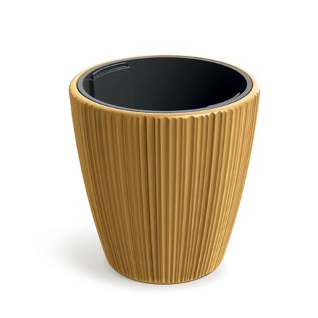 Кашпо Prosperplast Oro d30 h30 см горчица с вкладышем кашпо lamela atena d14 h12 см 1 4л горчичный