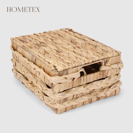 Коробка для xранения Hometex с крышкой 32x24x15 см