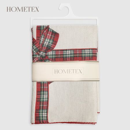 Скатерть Hometex рождество хлопок/лен 140х180 см