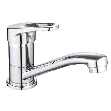 Смеситель для раковины ARGOtech Eco однорычажный с поворотным изливом хром (352 ECO) пластиковый поворотный аэратор для крана 1080°