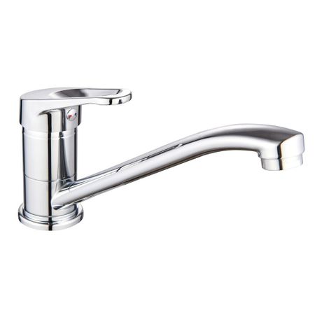 Смеситель для кухни и раковины ARGOtech Eco однорычажный с поворотным изливом хром (351 ECO) пластиковый поворотный аэратор для крана 1080°