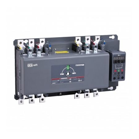 Автоматический ввод резерва Dekraft АВР-303 3P 100А 35 кА 400 В на монтажную плату со встроенным блоком управления (41034DEK) автоматический резервный переключатель earuelectric 2p 4p 63a 110 220в